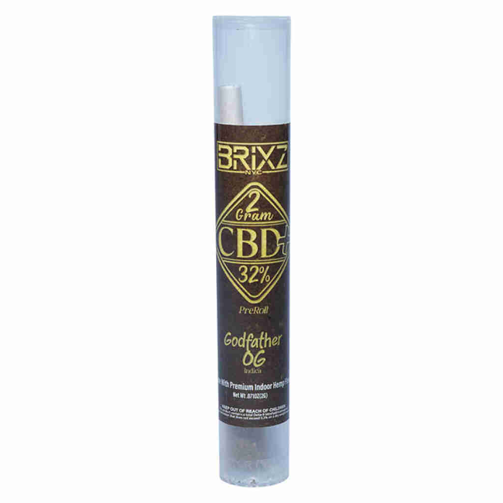 BRIXZ CBD+ Pre-Roll 2g – Godfather OG in vendita