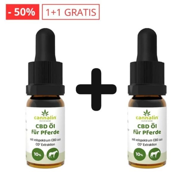 Acquista Olio al CBD al 10% per Cavalli – Compri 1, Ne Ricevi 1 Gratis Online