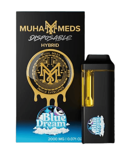 Köp Blue Dream Muha Meds engångsprodukter online till salu