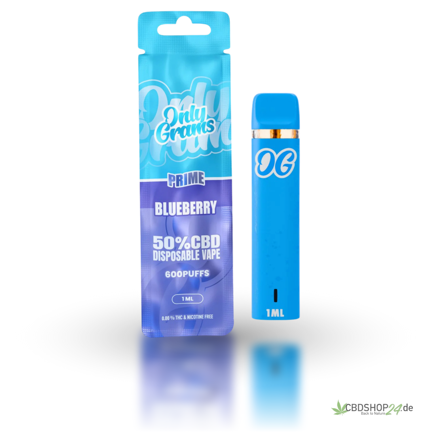 Köp Grams CBD Vape 50% - Blaubeere online