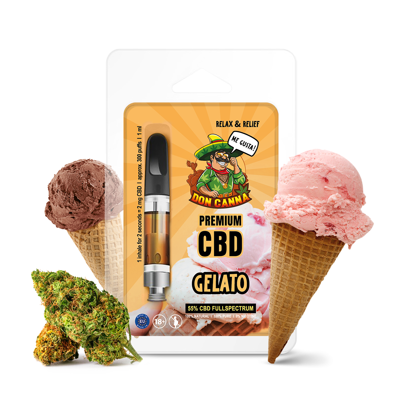 Köp Hanfosan Premium CBD flytande gelato – 1 ml online