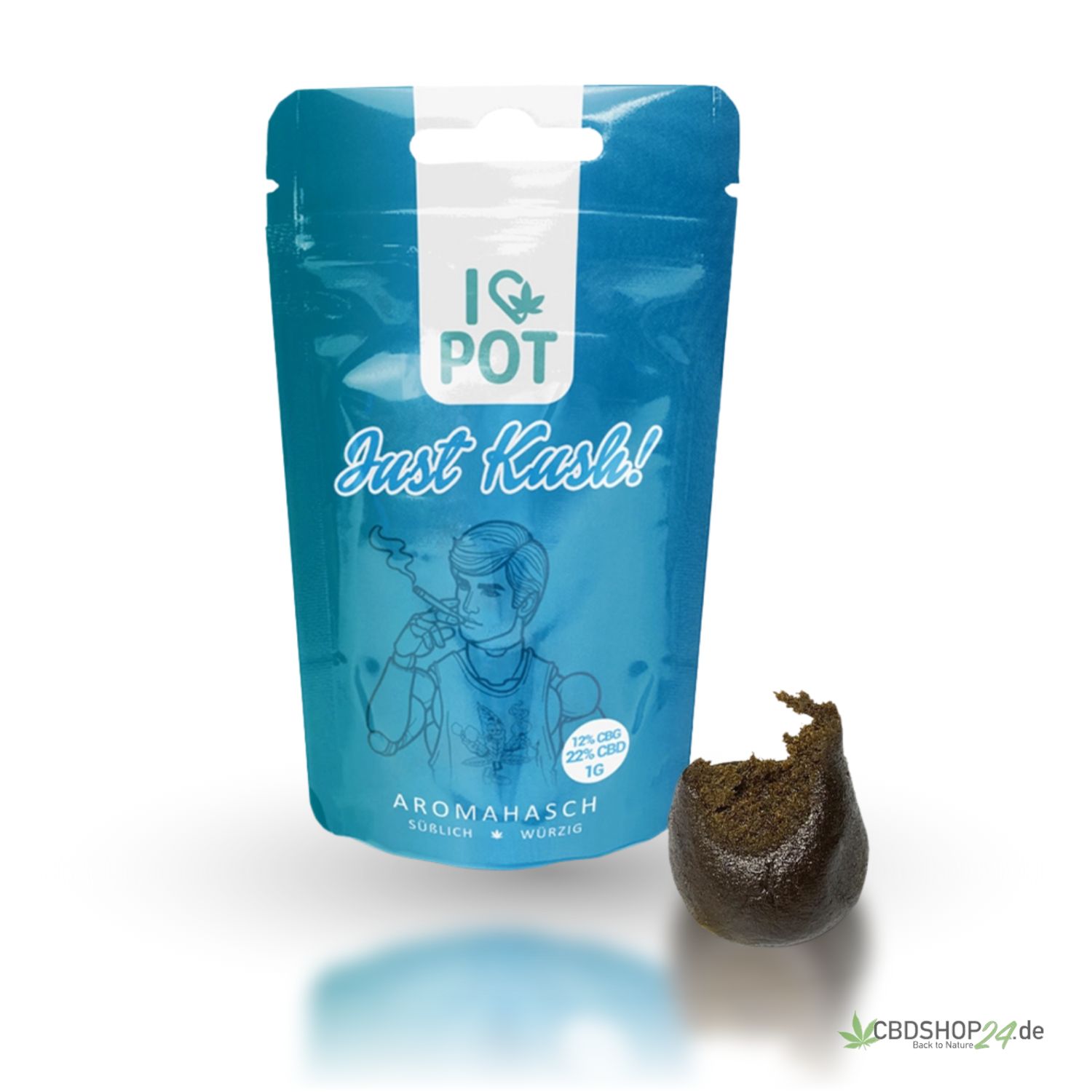 Acquista ILovePot CBD Hasch 22% – Solo Kush