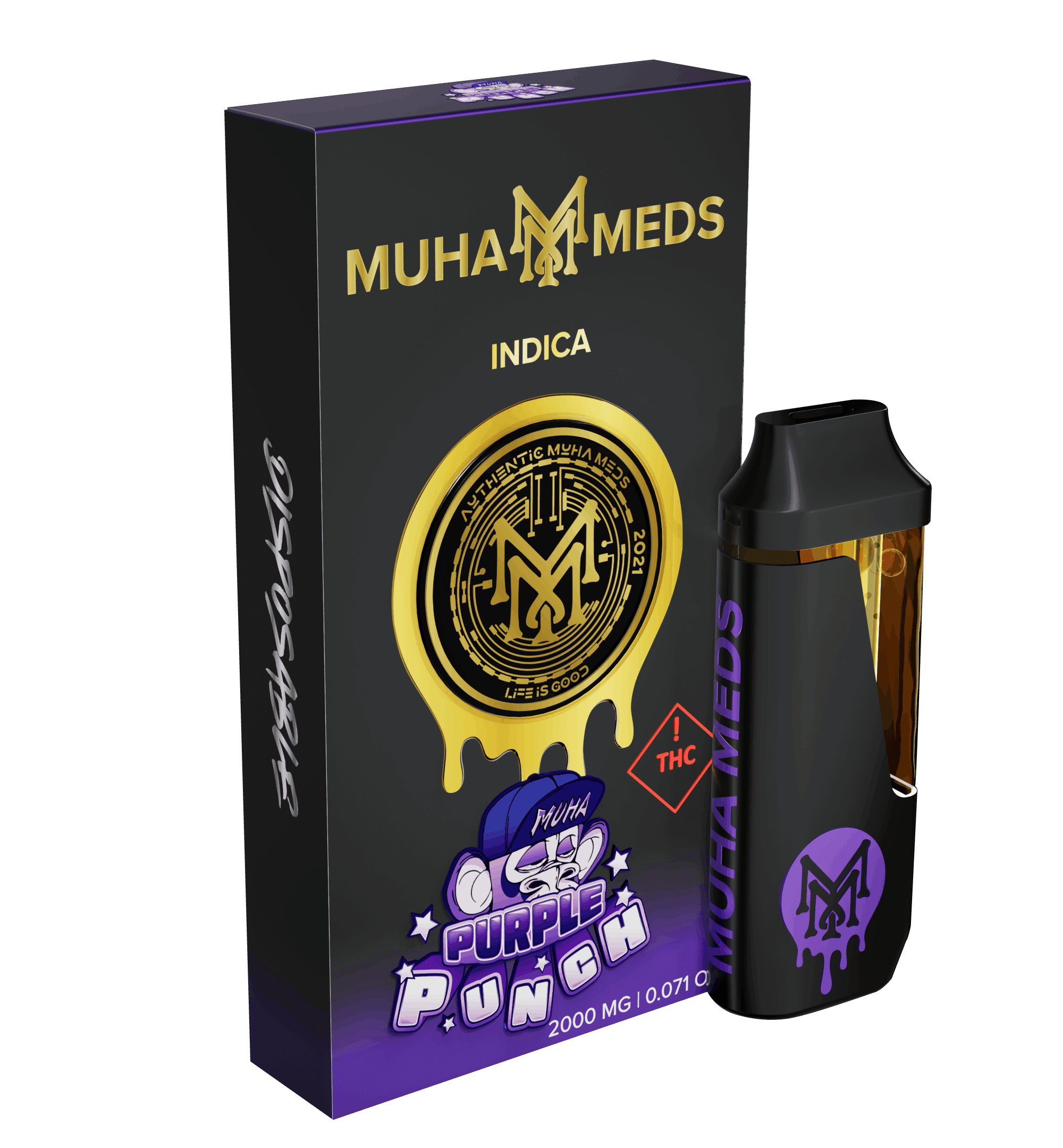 Köp Muha Meds Purple Punch engångsvape online