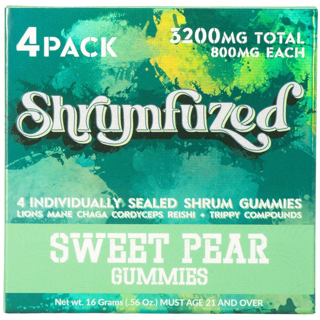 Köp Shrumfuzed Nootropic Mushroom Gummies Söt Päron Online