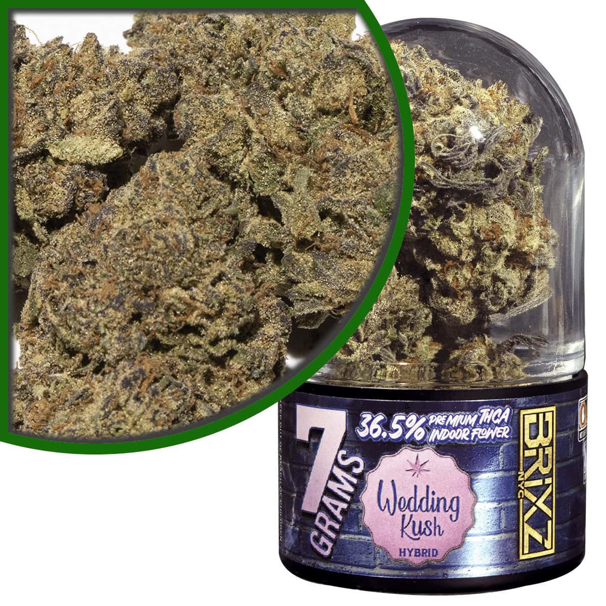Köp Sie BRIXZ THCa Premium Indoor 7g - Wedding Kush online