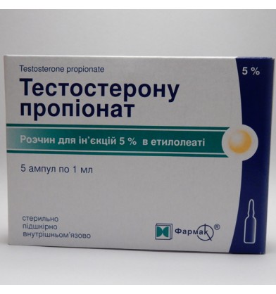 Acquista Testosteronpropionat Farmak, 50 mg/fiala.
