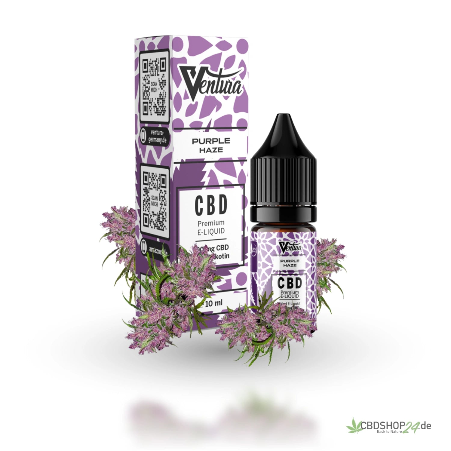 Köp Ventura CBD-vätska 600 mg - Purple Haze online