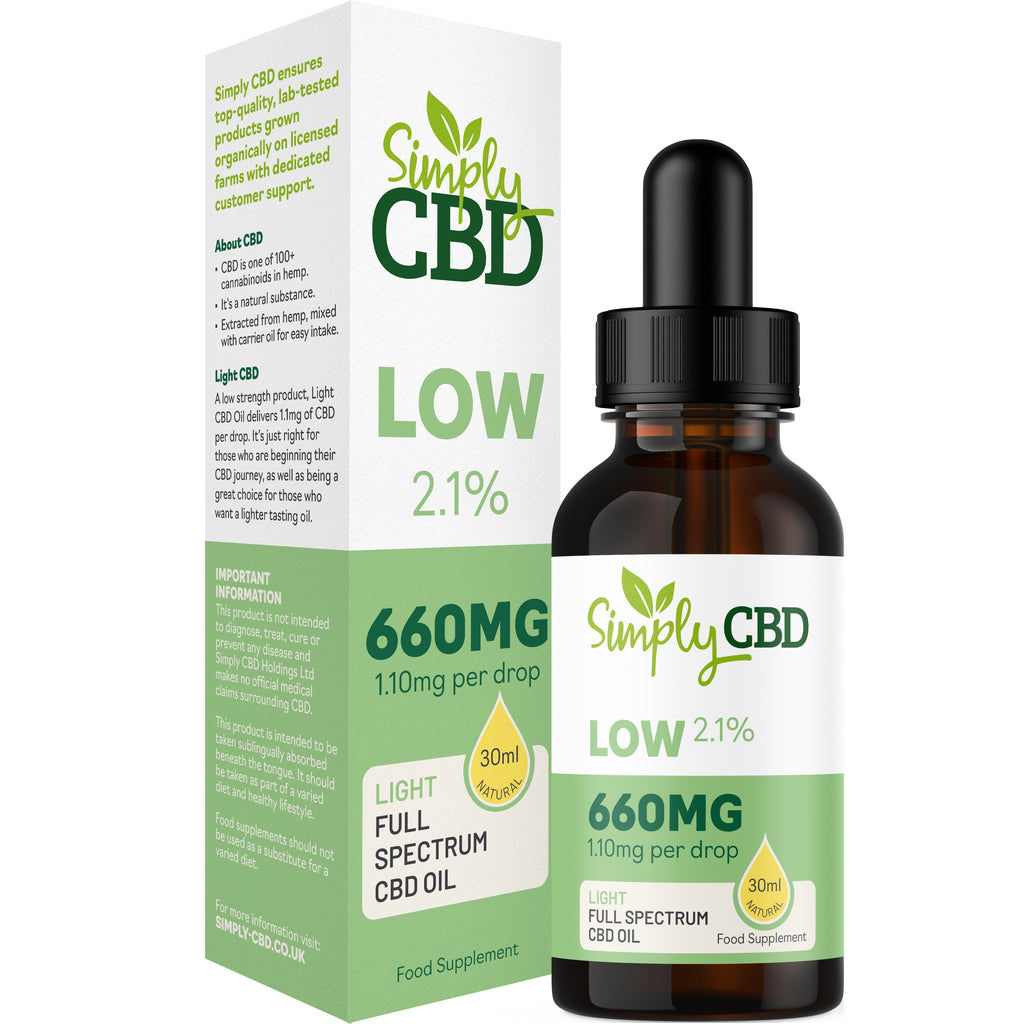 Acquista Leichtes CBD-Öl – 2,1 % Stärke (30 ml) – erhältlich online