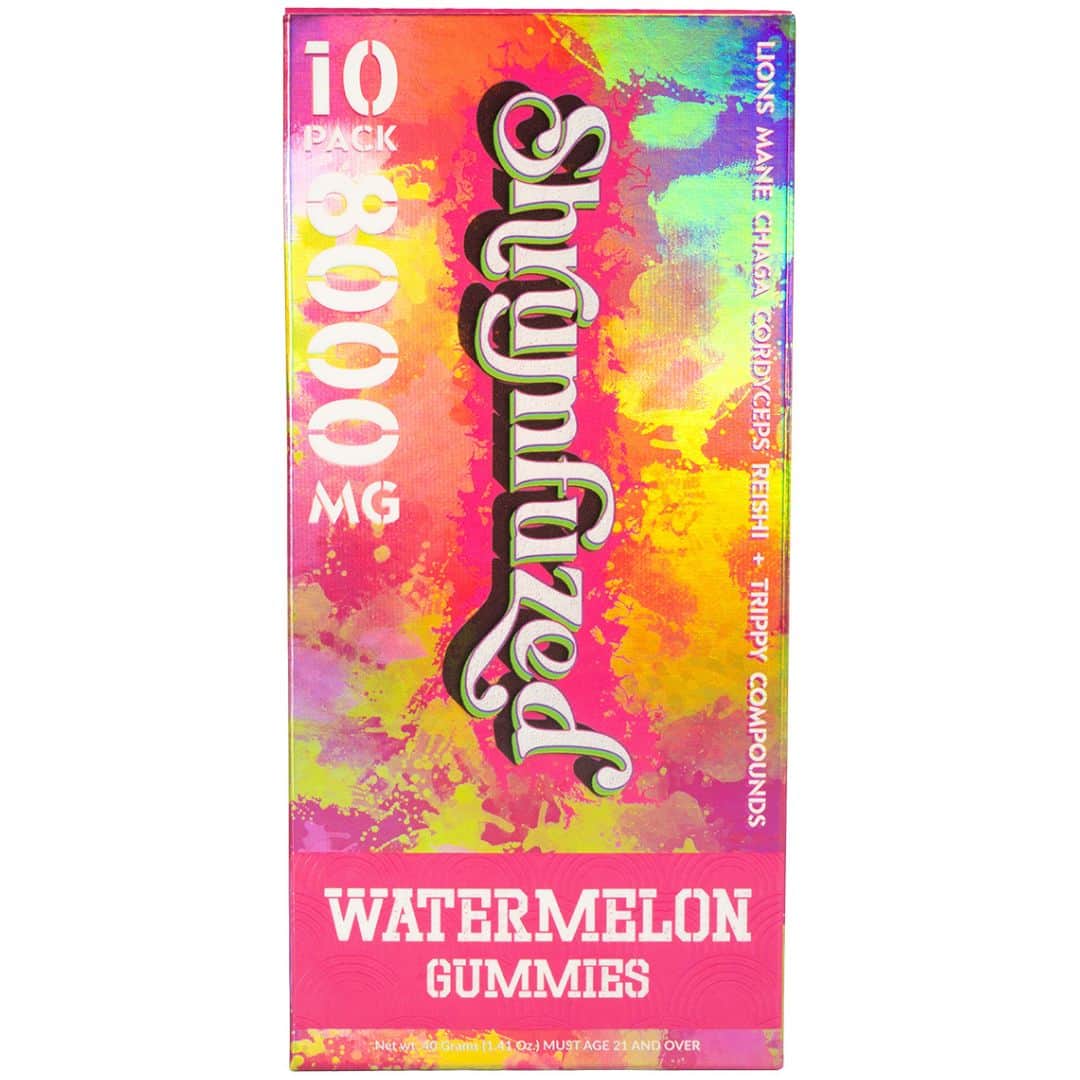 Shrumfuzed Nootropic Mushroom Gummies Vattenmelon Till Salu